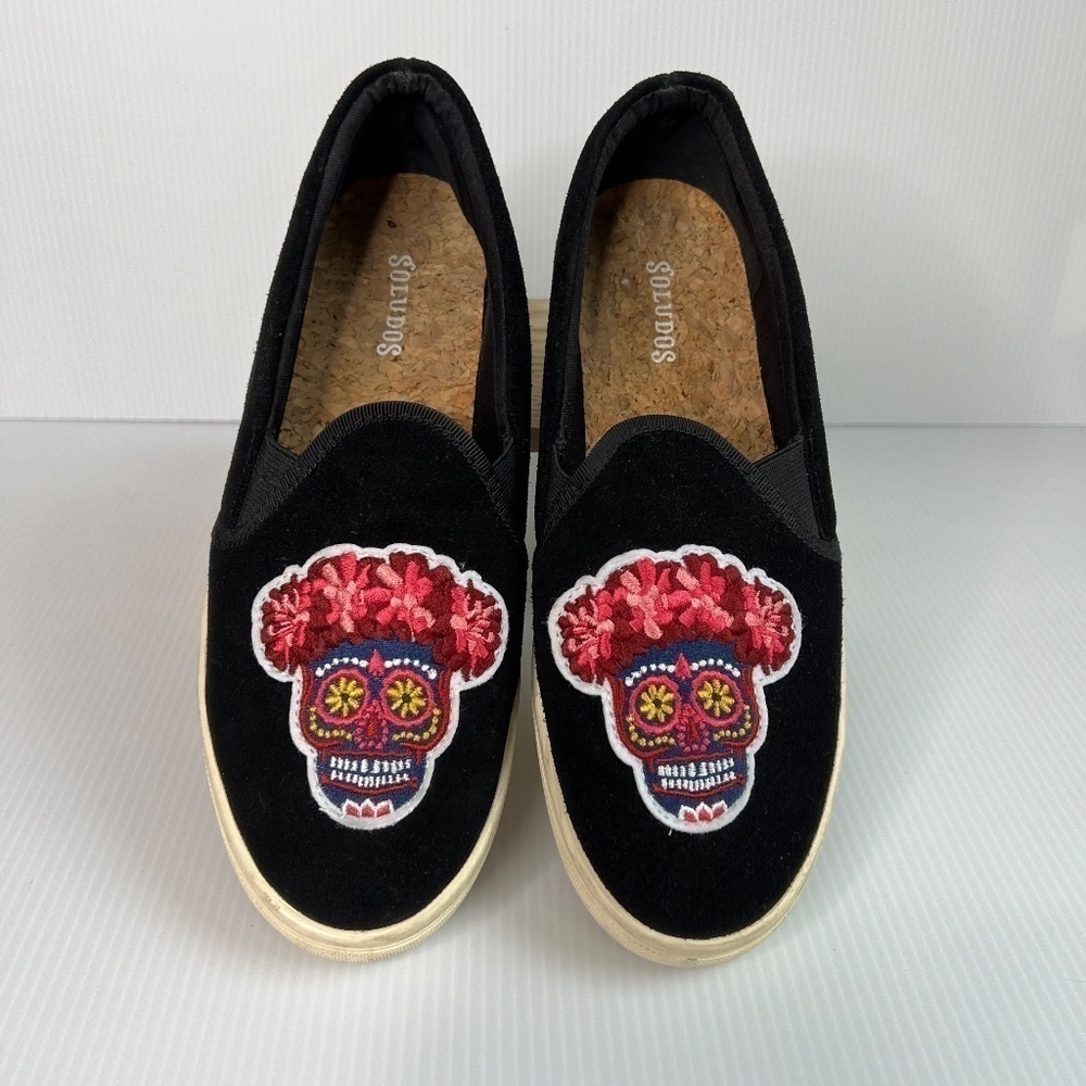 Soludos Day of The Dead Slip On Size 7 - Picture 2 of 9